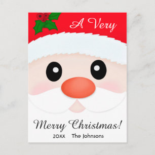 Ein froher Weihnachtsfeiertag auf der Postkarte