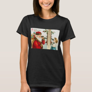 Ein froher Weihnachtsmann von Ellen Clapsaddle T-Shirt