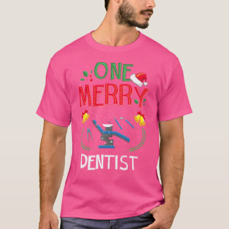 Ein froher Zahnarzt Zahnarzt Ugly Weihnachten T-Shirt