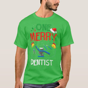 Ein froher Zahnarzt Zahnarzt Ugly Weihnachtsschlau T-Shirt