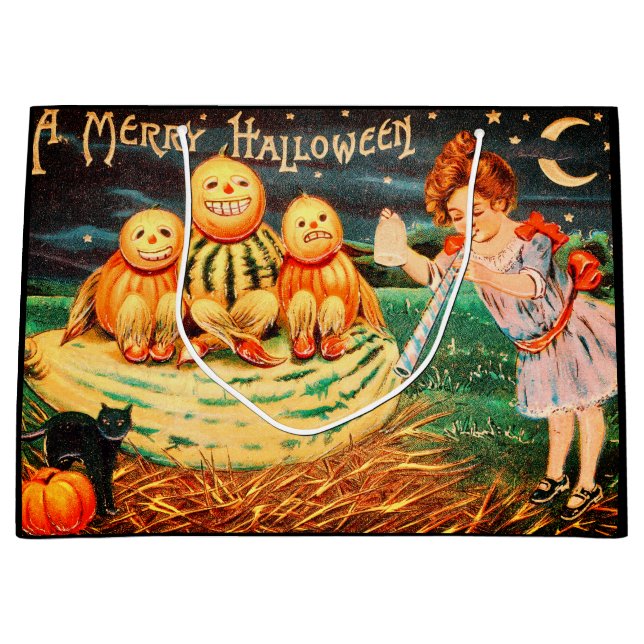 Ein frohes Halloween Große Geschenktüte (Vorderseite)