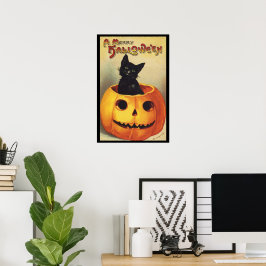 Ein frohes Halloween von Ellen Clapsaddle, Vintage Poster