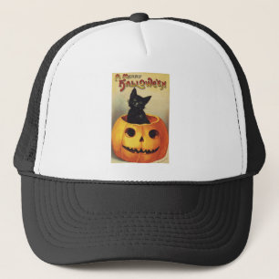 Ein frohes Halloween von Ellen Clapsaddle, Vintage Truckerkappe