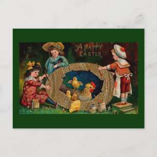 Ein frohes Ostern Vintage Ostern Feiertagspostkarte