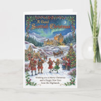 Ein frohes schottisches Weihnachten aus Schottland