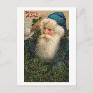 Ein frohes Weihnachten, alte St. Nick Karte