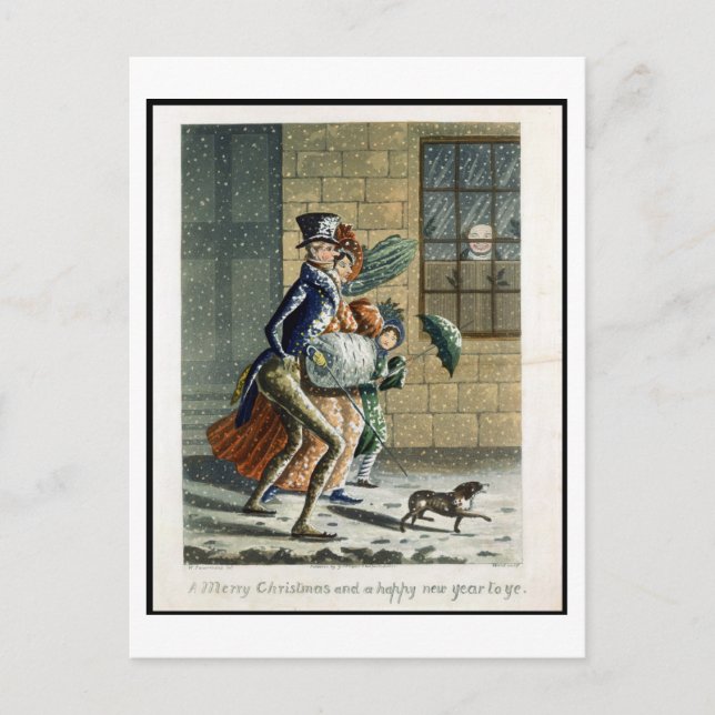 Ein frohes Weihnachten und ein glückliches neues J (Vorderseite)