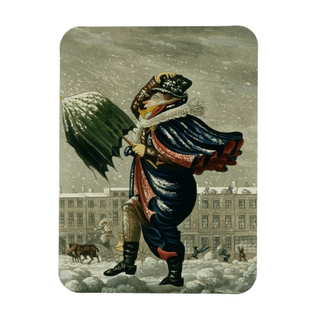 Ein frohes Weihnachten und ein glückliches neues J Magnet (Vertikal)