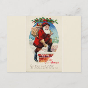 Ein frohes Weihnachten Vintage Santa benutzerdefin