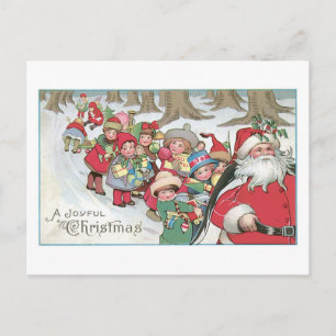 Ein frohes Weihnachtsfest Feiertagspostkarte
