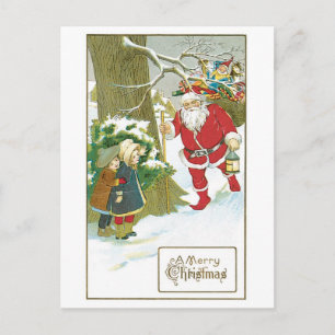 Ein frohes Weihnachtsfest Feiertagspostkarte