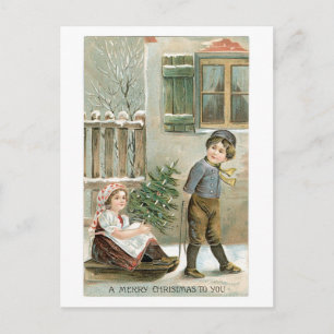 Ein frohes Weihnachtsfest für Sie Feiertagspostkarte
