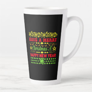 Ein frohes Weihnachtsfest im neuen Jahr Milchtasse