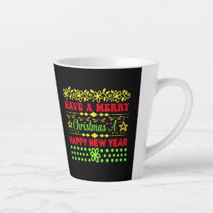 Ein frohes Weihnachtsfest im neuen Jahr Milchtasse