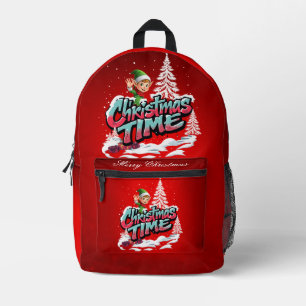 Ein fröhlicher Cartoon Bedruckter Rucksack