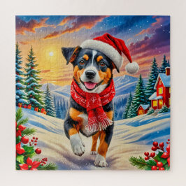 Ein fröhlicher Hund Puzzle