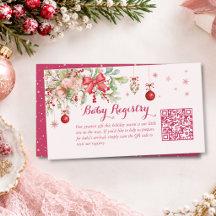 Ein fröhlicher kleiner Baby-Shower-Geschenk-Regist