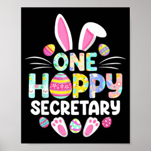 Ein fröhlicher Sekretär Lustiger Ostertag Poster