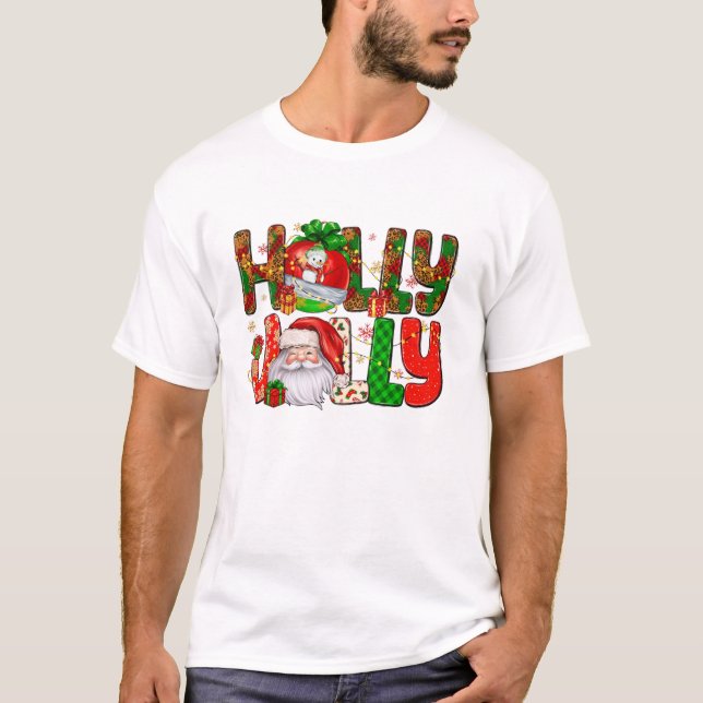 Ein fröhlicher Weihnachtsball und Sa T-Shirt (Vorderseite)