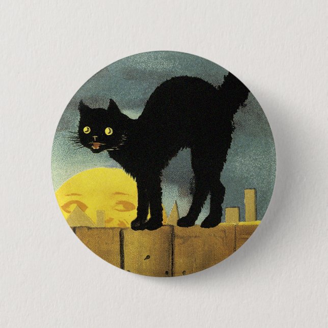 Ein fröhliches Halloween Button (Vorderseite)