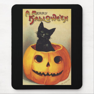 Ein fröhliches Halloween von Ellen Clapsaddle, Vin Mousepad