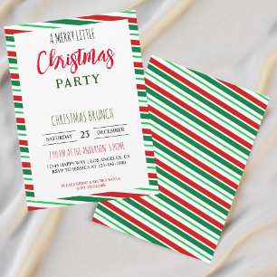 Ein fröhliches kleines Weihnachtsfest-Party Einladung