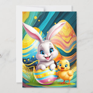 EIN FRÖHLICHES OSTERN FÜR SIE MAGNETEINLADUNG