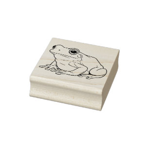 Ein Frosch Gummistempel