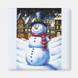 EIN FROSTY CHRISTMAVE MAGNET