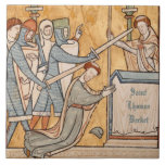 Ein früheres Martyrium von St. Thomas Becket in Ar Fliese<br><div class="desc">In Bures, der Normandie, hatte in seinem Weihnachtsgericht 1170 Henry II., König von England, gesagt: "Welche elenden Drohnen und Verräter habe ich genährt und in meinem Haushalt aufgewachsen, die ihren Herrn gelassen haben, von einem niedrig geborenen Geistlichen mit solch schändlicher Verachtung behandelt zu werden?" Oder, noch piditischer: "Wird mich niemand...</div>