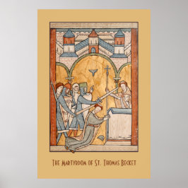 Ein früheres Martyrium von St. Thomas Becket in Ar Poster