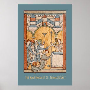 Ein früheres Martyrium von St. Thomas Becket in Ar Poster