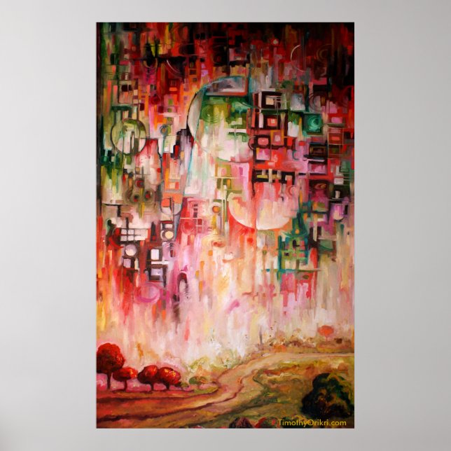 Ein Frühlingsfieber - Leinwand drucken Poster (Vorne)