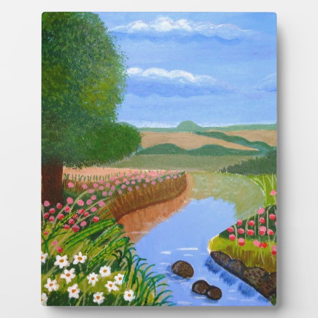 Ein Frühlingsstrom Fotoplatte (Vorderseite)