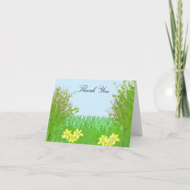 Ein Frühlingstag Danke (Vorderseite)