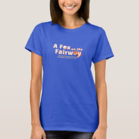 Ein Fuchs auf der Spielbahn - Damen - Blaues Shirt