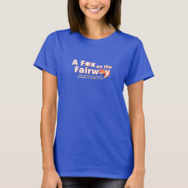 Ein Fuchs auf der Spielbahn - Damen - Blaues Shirt