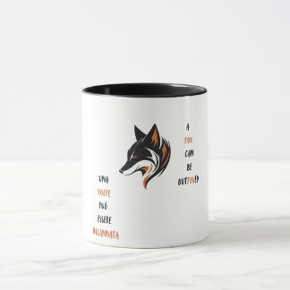 Ein Fuchs kann witzig ausgelagert werden Tasse