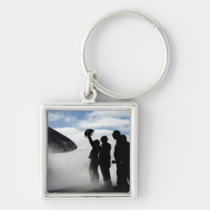 Ein Führerraum-Crewmitglied Schlüsselanhänger