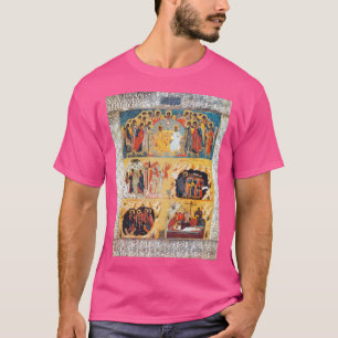Ein fünfteiliges russisch-orthodoxes Symbol, das d T-Shirt