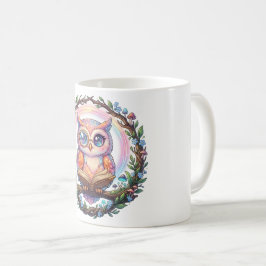 Ein funky himmlischer Eulen-Gelehrter-Becher! Kaffeetasse