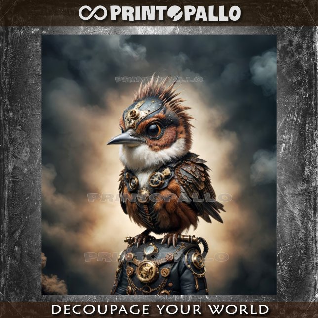 Ein furchtloser Dampfsperling - Seidenpapier (Von Creator hochgeladen)