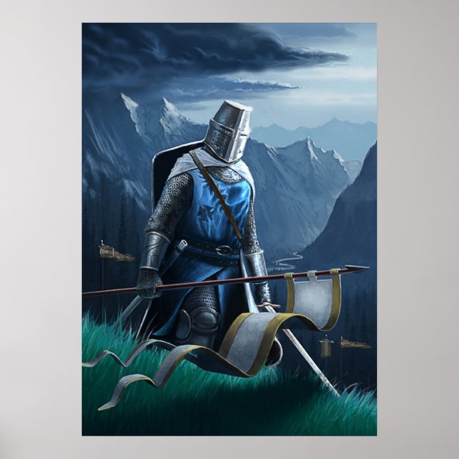 Ein furchtloser Ritter März an. Poster (Vorne)