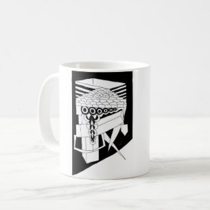 Ein Fuß draußen Kaffeetasse