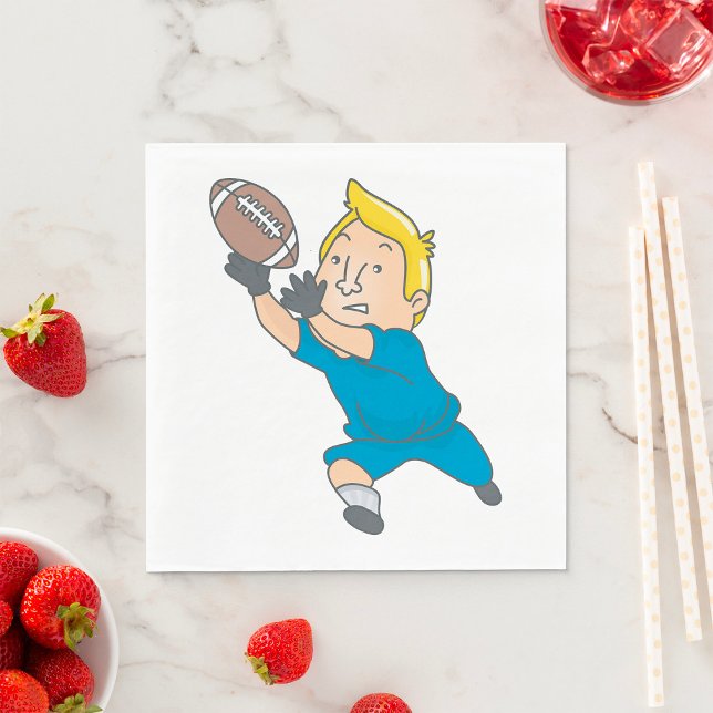 Ein Fußball fangen Serviette (Von Creator hochgeladen)