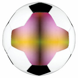 Ein Fußball mit einem einzigartigen Muster