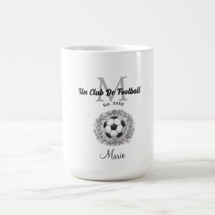 ein Fußballvereinsmonogramm ist, Jahr FIFA-Welt Kaffeetasse