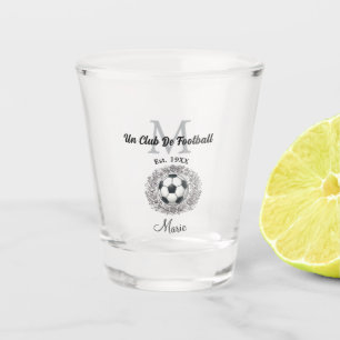 ein Fußballvereinsmonogramm ist, Jahr FIFA-Welt Schnapsglas