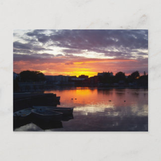 Ein Galway Sunset Postkarte