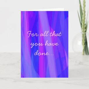 Ein ganz besonderer Dank Dankeskarte